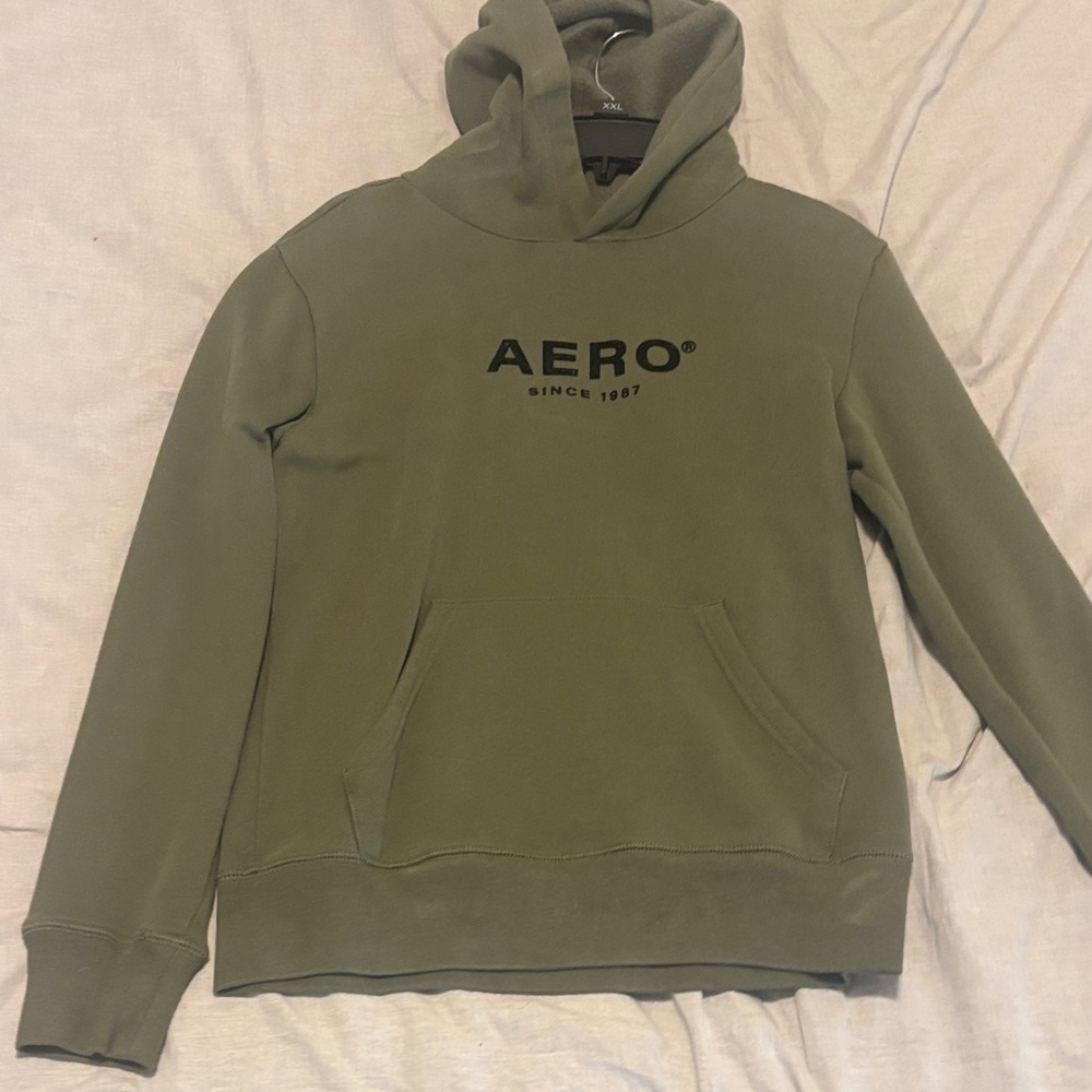 Olive Green Men's Hoodie